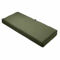 Classic Accessories Montlake Bench Cushion Foam And Slip Cover, Heather Fern Green - 48 x 18 x 3 in. CL57553